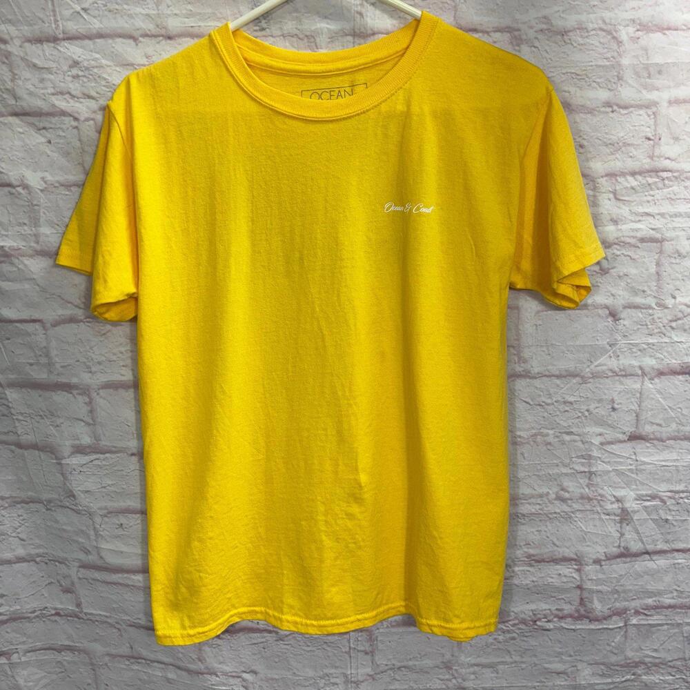 Ocean + Coast Yellow Graphic T-Shirt Boys Large